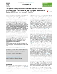Co-Option During the Evolution of Multicellular and Developmental