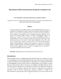 Discussion of Theoretical-Practical Aspects of Squeeze Out