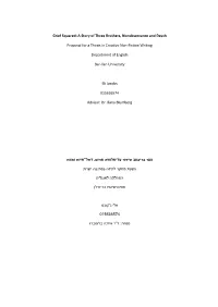 Grief Squared: a Story of Three Brothers, Nonobservance and Death