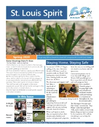 2020 Spring Newsletter