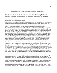 Democracy in Chains”, by Nancy Maclean.1 ​ Additional Material on the Koch Brothers Can Be Found in “Dark Money”, by Jane Mayer