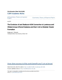The Evolution of and Starburst-AGN Connection in Luminous and Ultraluminous Infrared Galaxies and Their Link to Globular Cluster Formation