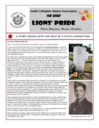 Fall 2020 Newsletter.Pub