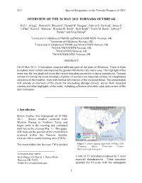 Overview of the 24 May 2011 Tornado Outbreak