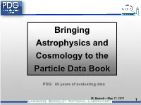 Particle Data Book