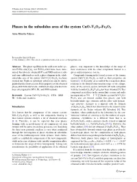 Phases in the Subsolidus Area of the System Cuo–V2O5–Fe2o3