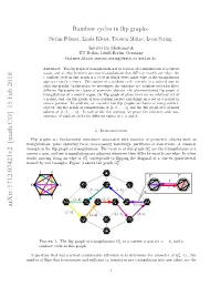 Rainbow Cycles in Flip Graphs