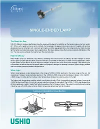 Single Ended Lamp