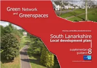 Supplementary Guidance 8: Green Network and Greenspace Contents