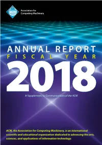 ACM Annual Report FY 2018