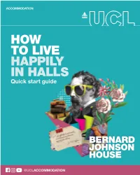 HOW to LIVE HAPPILY in HALLS Quick Start Guide