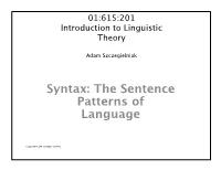 Syntax Corrected