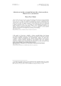 A Review on the Relationship Between Real Exchange Rate , Productivity , and Growth