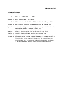 Hastings Borough Council Cc Cllr Dawn Poole – Lead Member Regeneration, Communities & Culture Appendix B