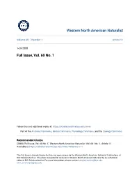Full Issue, Vol. 60 No. 1