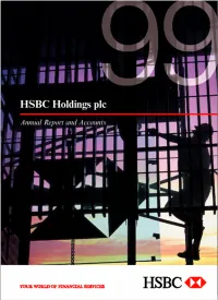 HSBC Holdings Plc 1999 Annual Report and Accounts