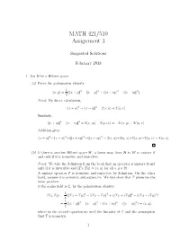 MATH 421/510 Assignment 3