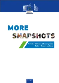SNAPSHOTS from the EU Internal Security Fund Police / Borders and Visa