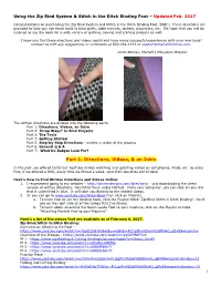 Using the Zip Bind System & Stitch in the Ditch Binding Foot