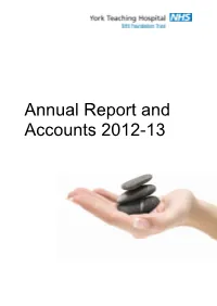 Annual Report and Accounts 2012-13
