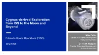 Cygnus-Derived Exploration from ISS to the Moon and Beyond