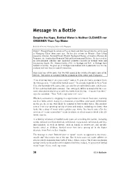 Message in a Bottle