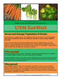 The Power of Orange & Green
