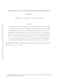 Liquidation, Leverage and Optimal Margin in Bitcoin Futures Markets