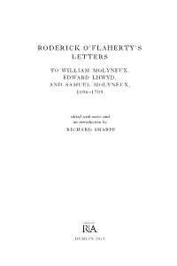 Roderick O'flaherty's Letters