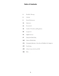 Table of Contents