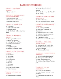 Table of Contents