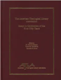 Theological Library Automation in 1995 196 Louis Charles Willard the Only Thing 217