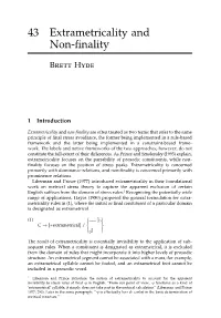 43 Extrametricality and Non-Finality