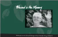 Blessed Is the Memory
