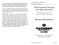Old Dominion University New Music Ensemble