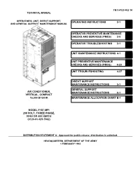 Tm 9-4120-402-14 Technical Manual Operator's, Unit, Direct Support, and General Support Maintenance Manual