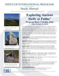 Exploring Ancient Sicily at Palike'