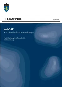 Front-End Architecture and Design