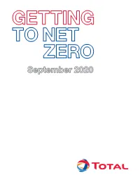 GETTING to NET ZERO September 2020 Contents