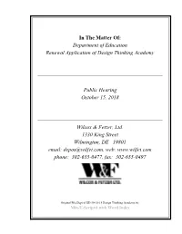 Initial Public Hearing