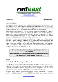 Raileast Issue