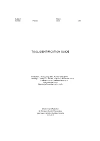 Tool Identification Guide