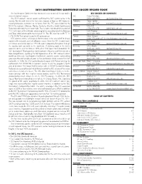 2014 SEC Soccer Record Book.Indd