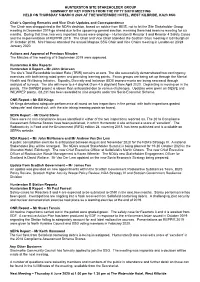Hunterston Site Stakeholder Group Summary of Key Points from the Fifty Sixth Meeting Held on Thursday 5 March 2020 at the Waterside Hotel, West Kilbride, Ka23 9Ng