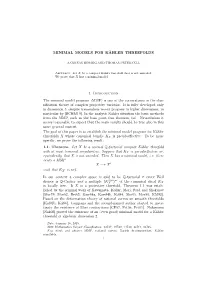 MMP) Is One of the Cornerstones in the Clas- Siﬁcation Theory of Complex Projective Varieties