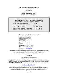 Notices and Proceedings