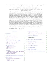 The Hubbard Dimer: a Density Functional Case Study of a Many-Body Problem