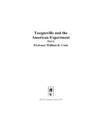 Tocqueville and the American Experiment.Pdf