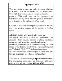 Script Are Expressly Forbidden Without the Prior Written Consent of the Author Or His/Her Agent