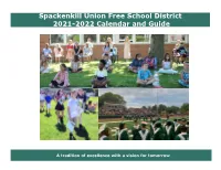 Spackenkill Union Free School District 2021-2022 Calendar and Guide